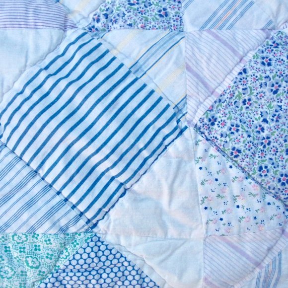 Ralph Lauren Patchwork Quilt King Size Pastels - Picture 5 of 9